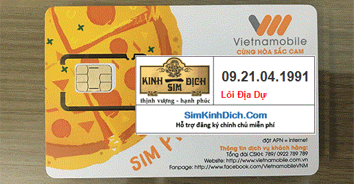 Hình ảnh SIM 09.21.04.1991 mạng Vietnamobile
