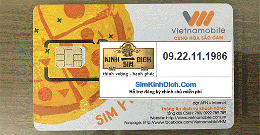 Hình ảnh SIM 09.22.11.1986 mạng Vietnamobile