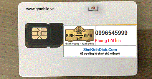 Hình ảnh SIM 0996545999 mạng Gmobile