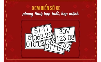 Hướng dẫn cách xem biển số xe hợp mệnh cho mình