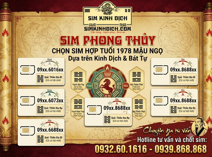 TUỔI MẬU NGỌ 1978 NAM NỮ HỢP VỚI CON SỐ NÀO MANG LẠI MAY MẮN
